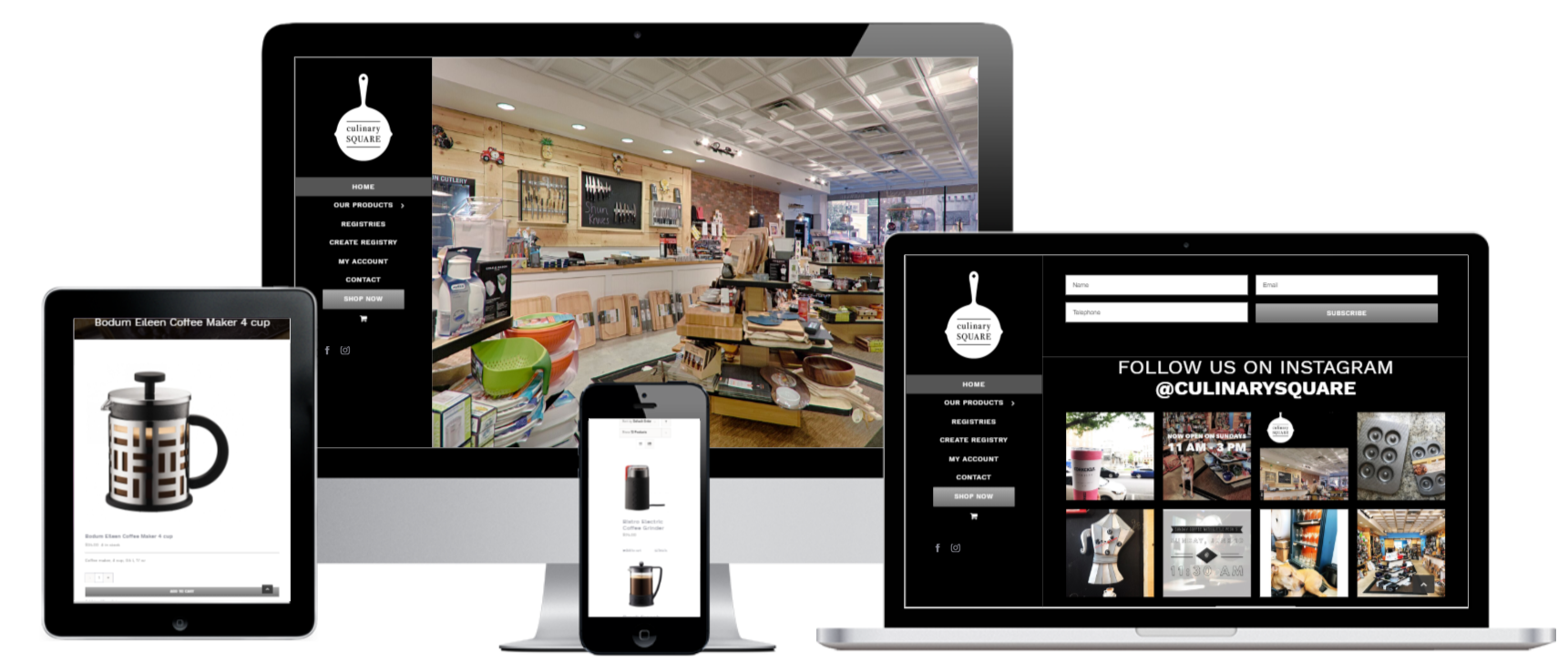 Culinary Square Troy, NY WordPress WooCommerce Credit Card Payment Gateway
